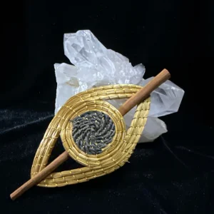 Oval hair stick