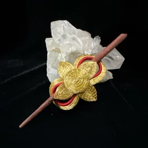 Flower hair stick